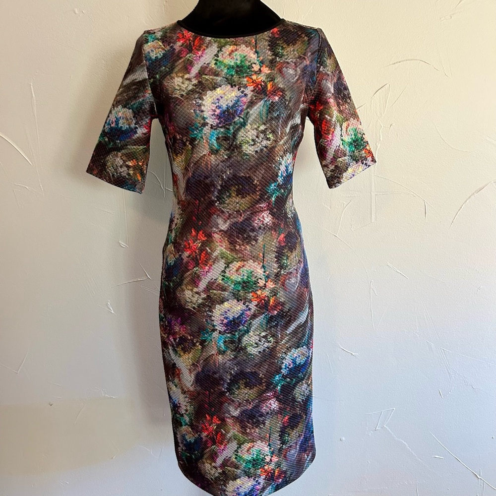 Margaret O’Leary Floral Multicolor Dress